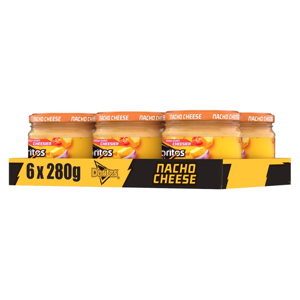 Doritos Nacho Cheese Sharing Dip Tray 6x280g