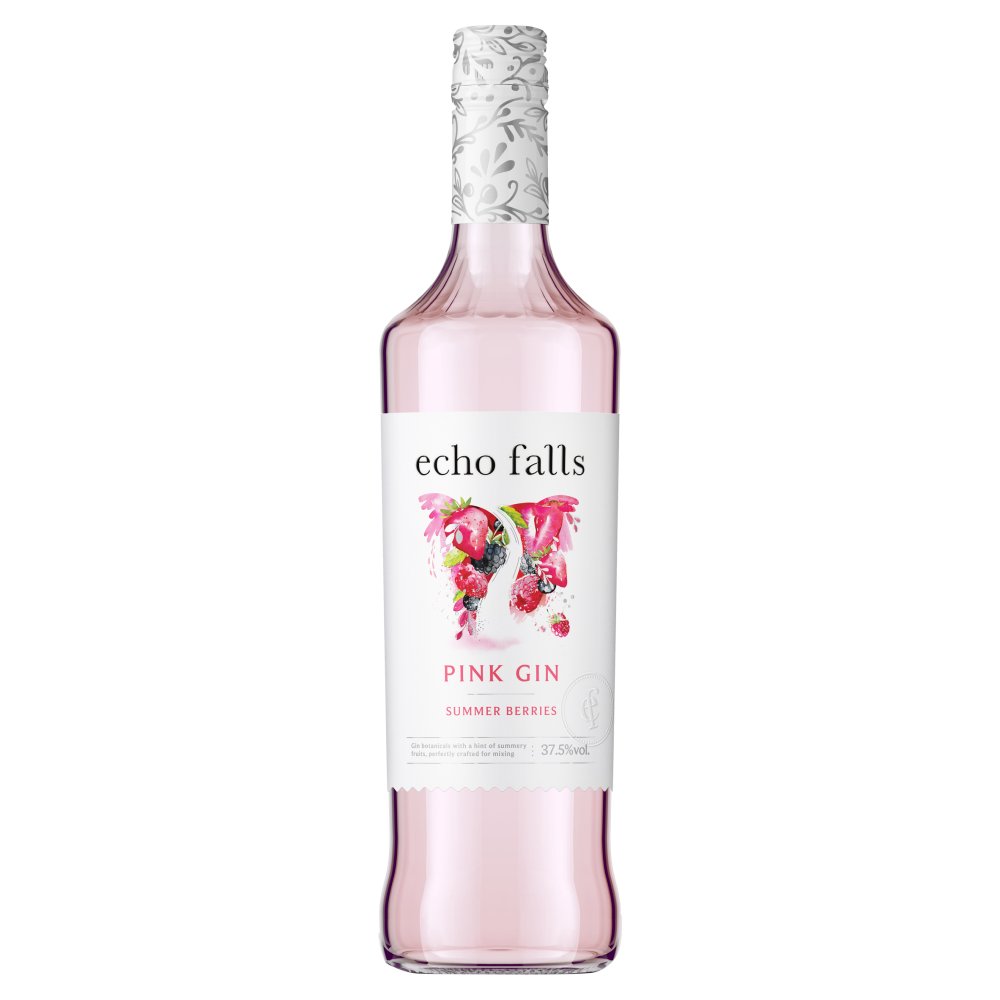 Echo Falls Pink Gin Summer Berries 70cl