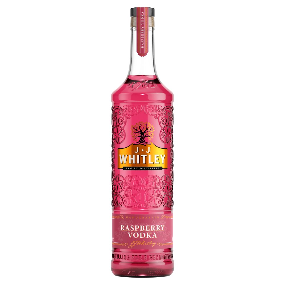 J.J Whitley Raspberry Vodka 70cl