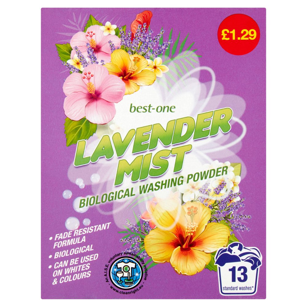 Best-One Lavender Mist Biological Washing Powder 884g