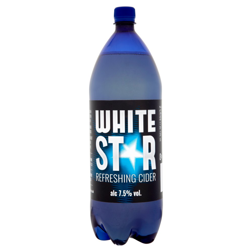 White Star Refreshing Cider 2 Litres