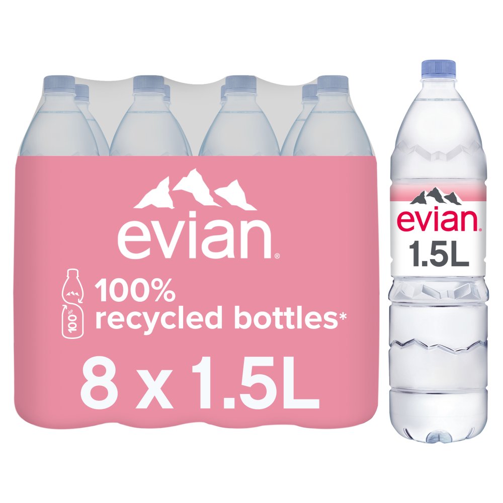 Evian Still Natural Mineral Water 1.5L