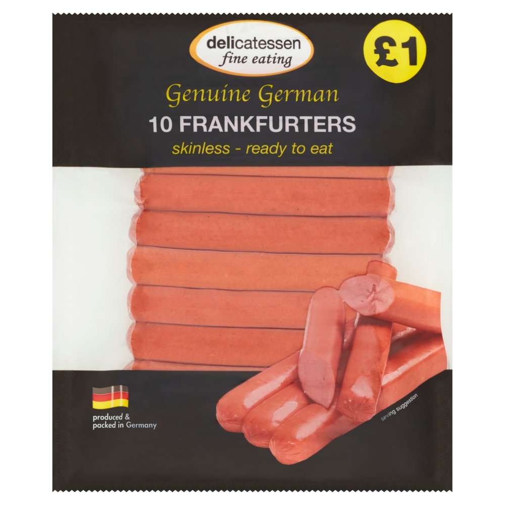 Delicatessen Fine Eating Frankfurter 10 x 25g (250g)