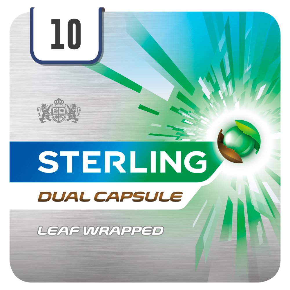 Sterling Dual Capsule Leaf Wrapped 10