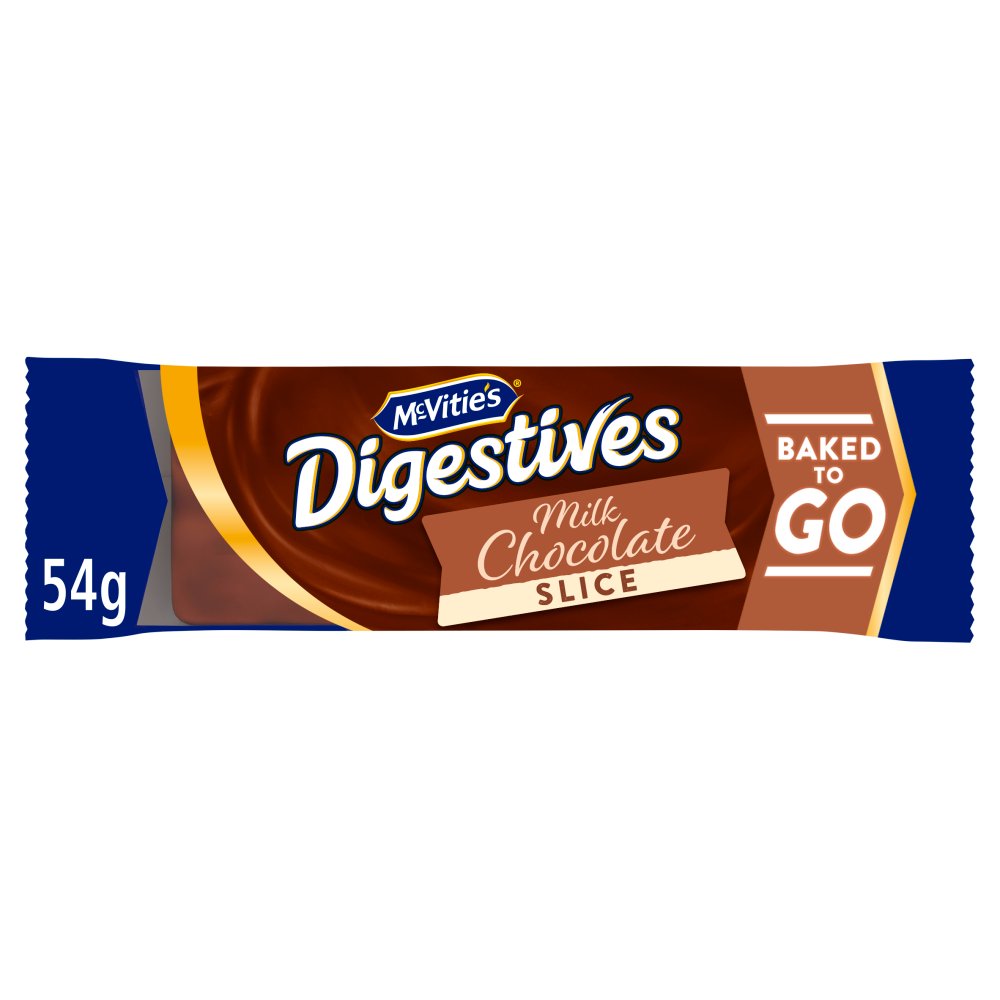McVitie's Digestive Chocolate Slice Cake Bars 54g