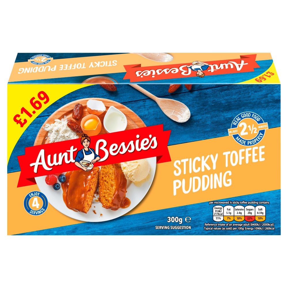 Aunt Bessie's Sticky Toffee Pudding 300g