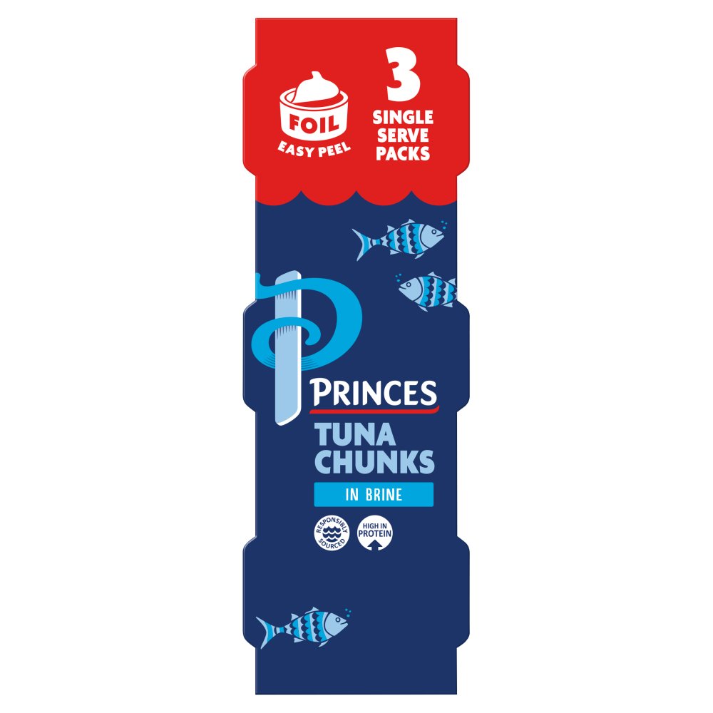Princes Tuna Chunks in Brine 3 x 80g