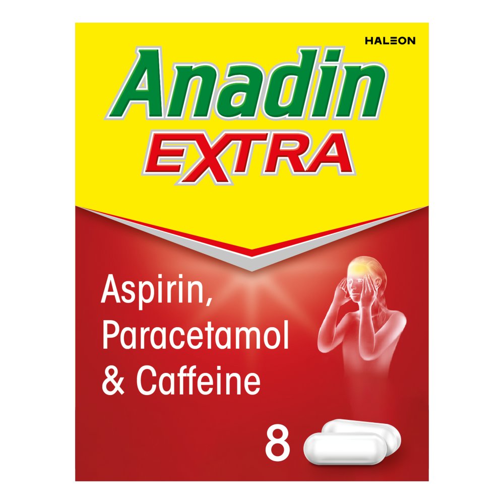 Anadin Extra Pain Relief Caplets 8 Caplets