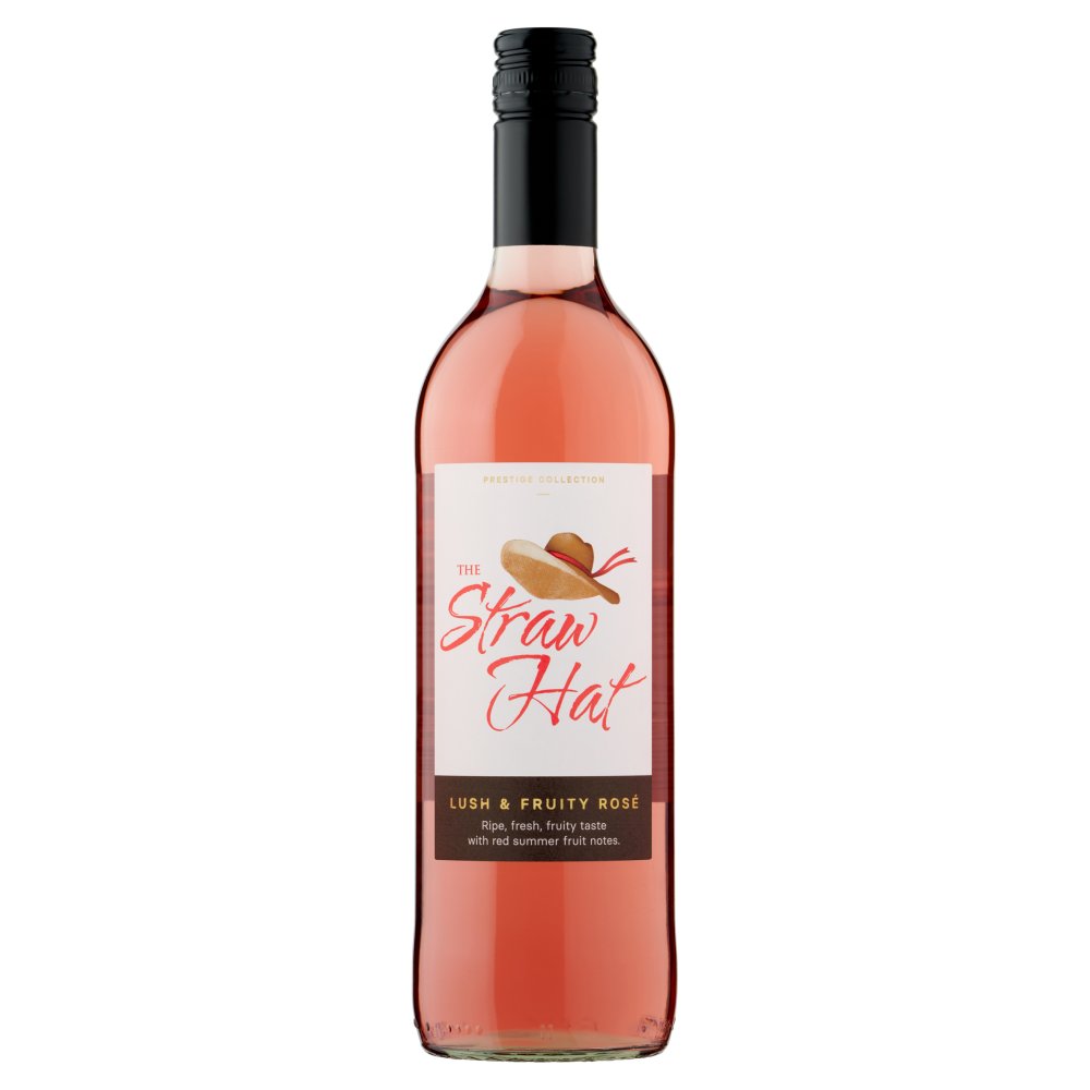 The Straw Hat Lush & Fruity Rosé 75cl