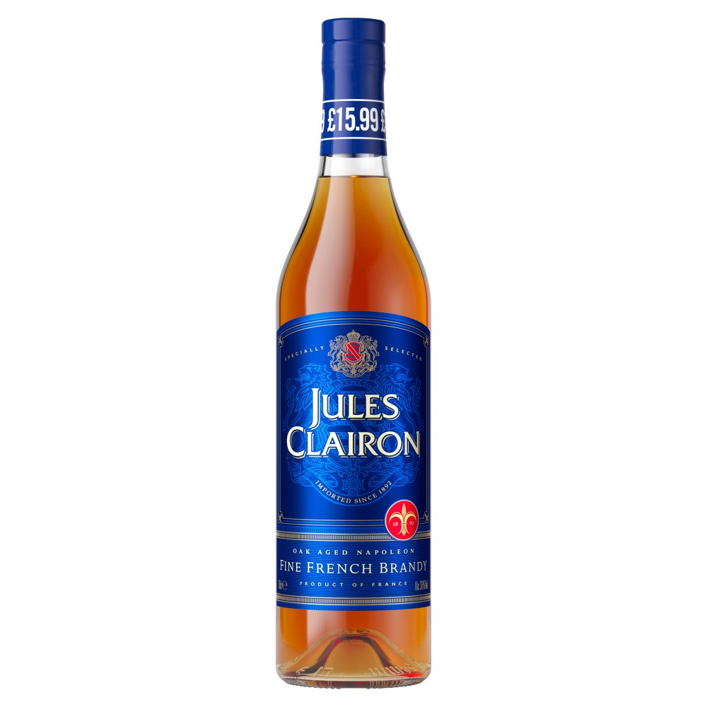 Jules Clairon Napoleon Fine French Brandy 70cl PMP £15.99