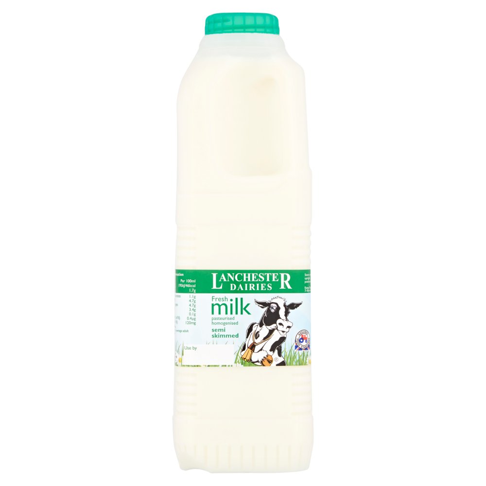 Lanchester Dairies Fresh Milk Semi Skimmed 1 Litre