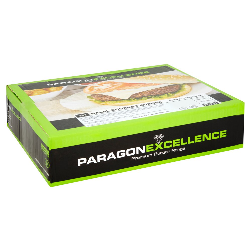 Paragon Excellence Halal Gourmet Burger 30 x 170g (5.10kg)