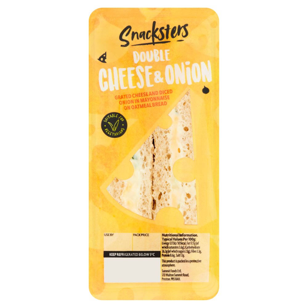 Snacksters Double Cheese & Onion