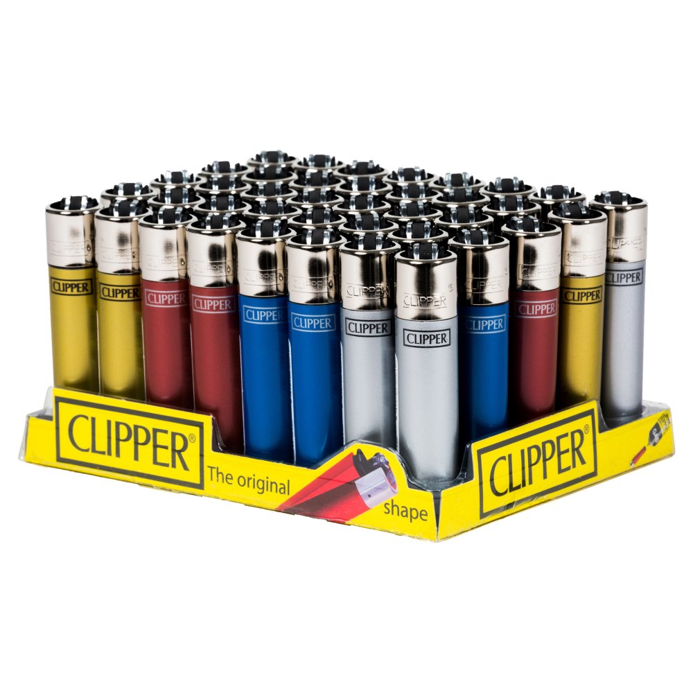 Clipper 40 Metallic Lighter