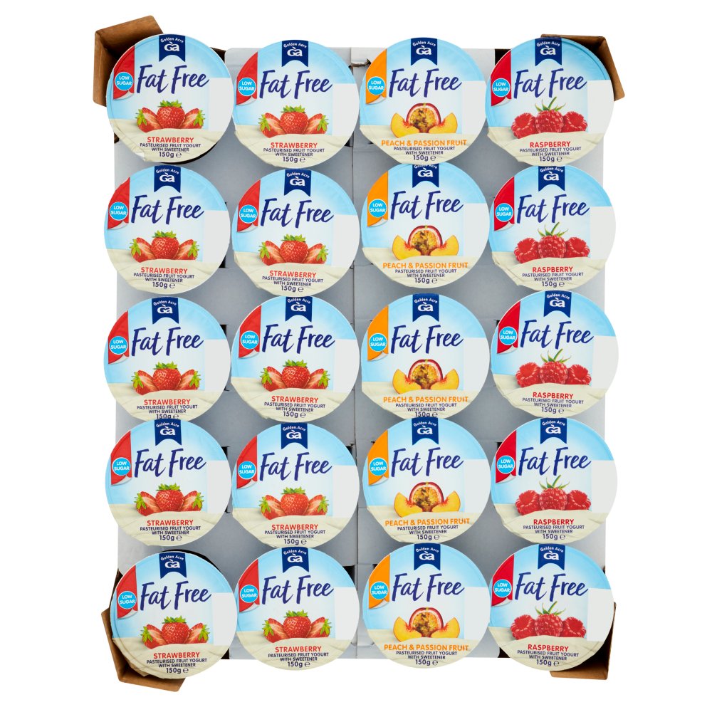 Golden Acre Fat Free Yogurt (Mixed) 20 x 150g