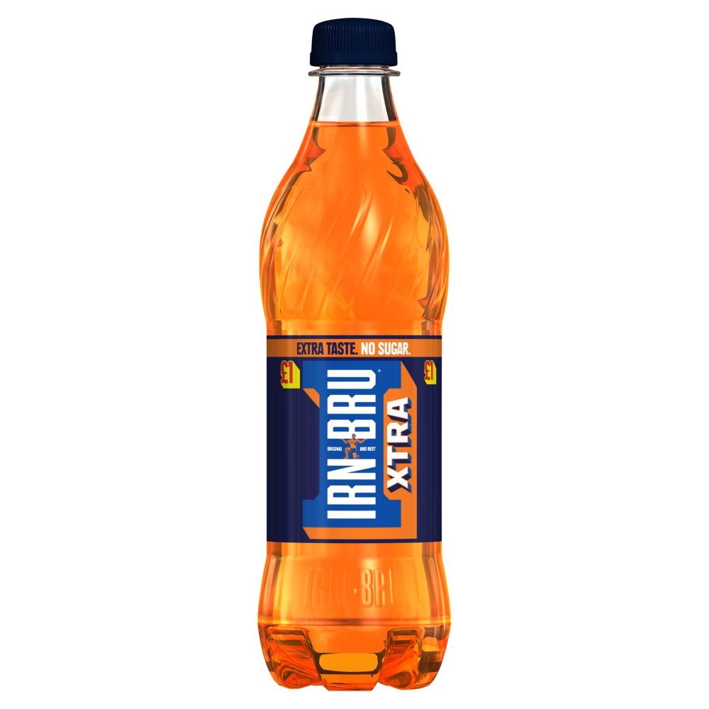 IRN-BRU Xtra No Sugar 500ml Bottle PMP £1