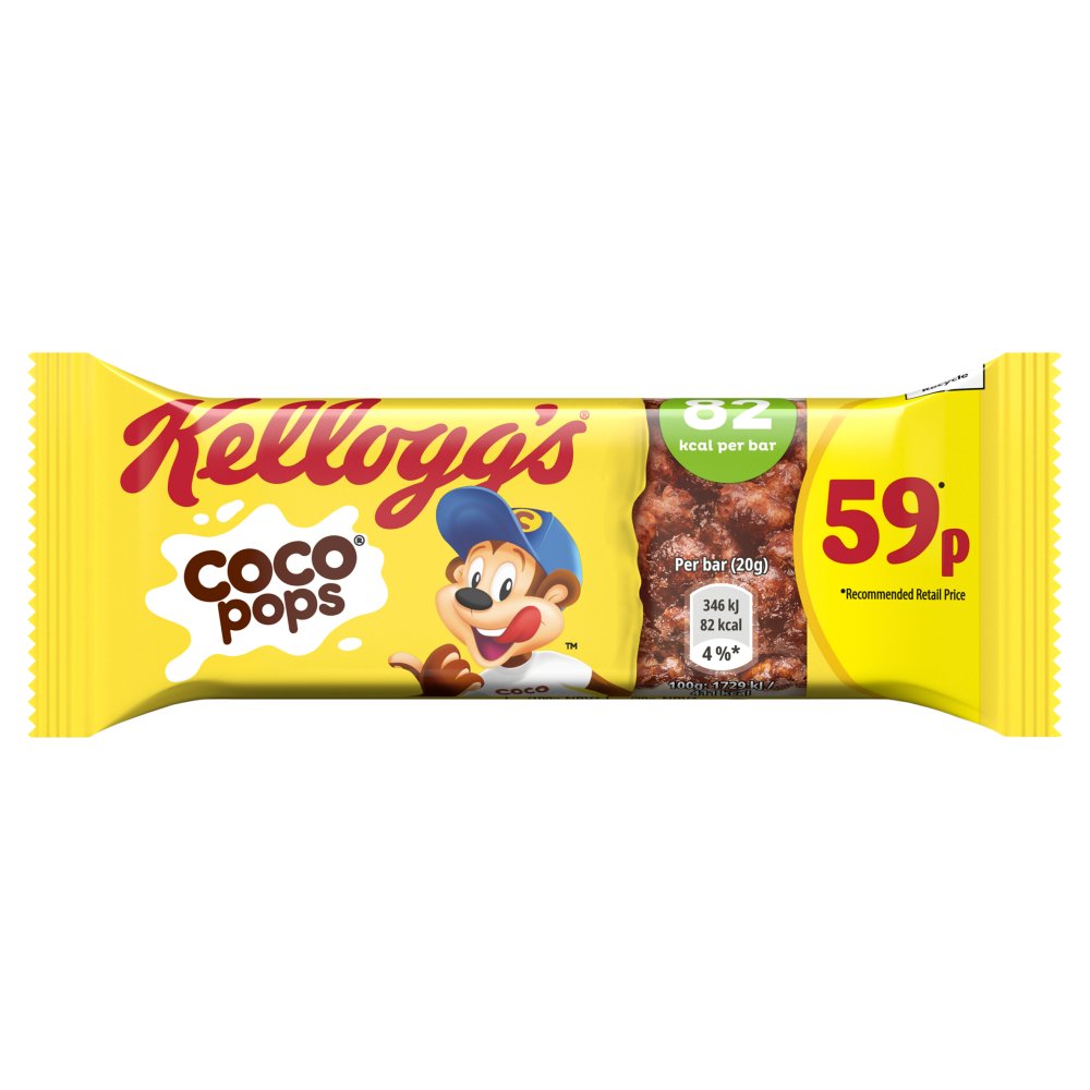 Passende Fjerde Agurk Kellogg's Coco Pops Cereal Milk Bar 20 PMP 59p | Bestway Wholesale