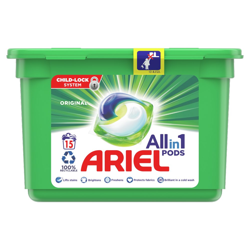 Ariel Allin1 PODs Washing Capsules - 15 Washes