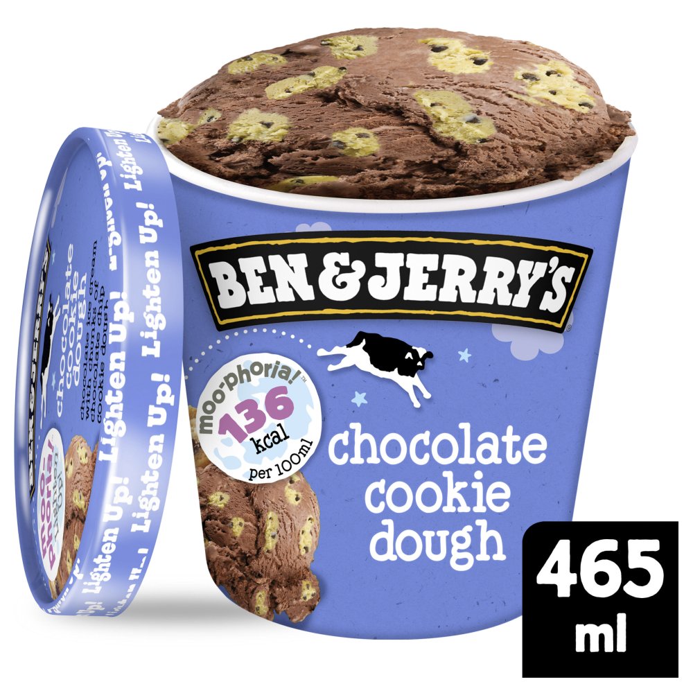 Ben & Jerry's Moo-phoria Chocolate Cookie Dough Light Ice Cream 465 ml