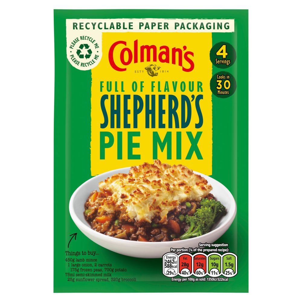 Colman's Shepherd's Pie Recipe Mix 50 g