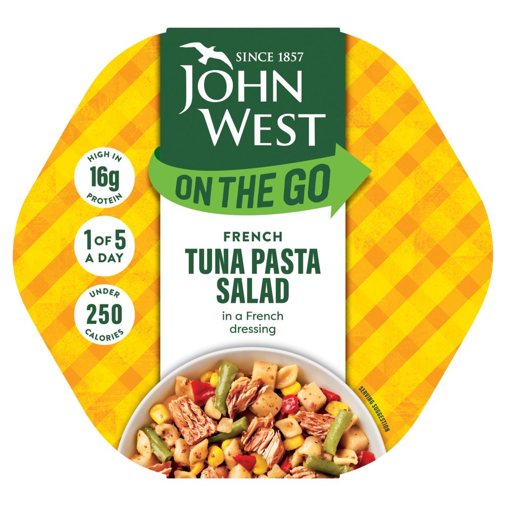 John West On the Go French Tuna Pasta Salad 220g