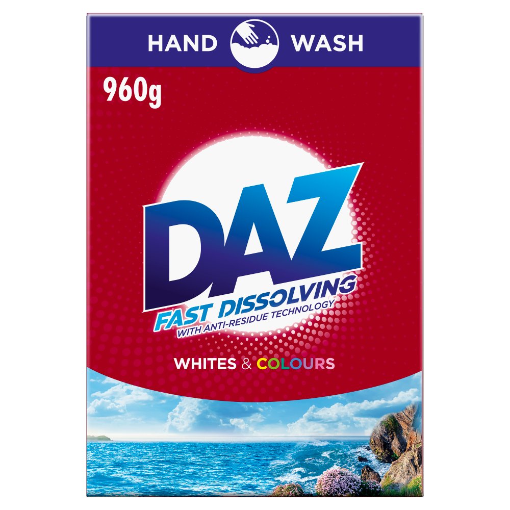 Daz Washing Powder Whites & Colours 960g