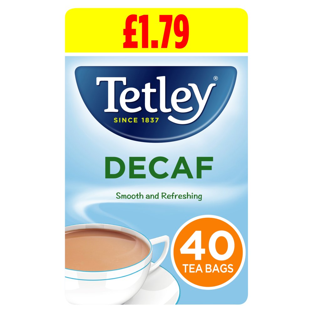 Tetley Tea Bags Decaf 125g