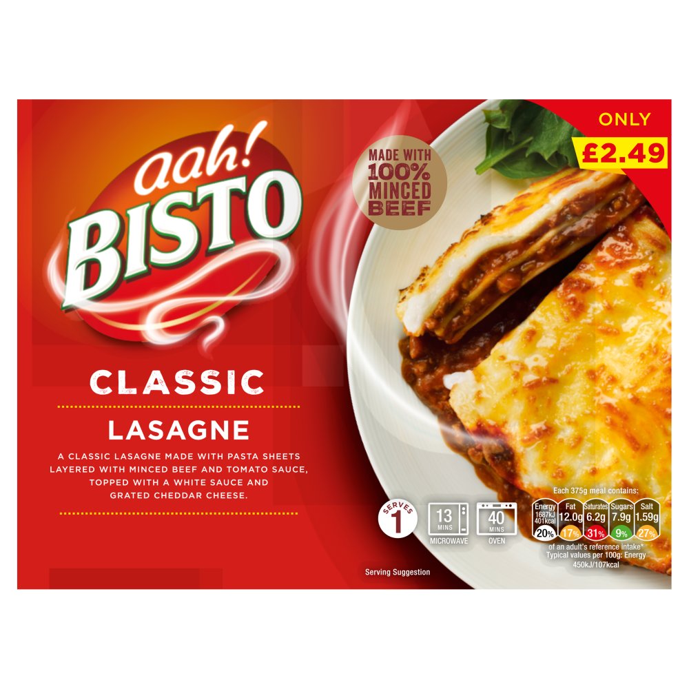 Bisto Classic Lasagne 375g