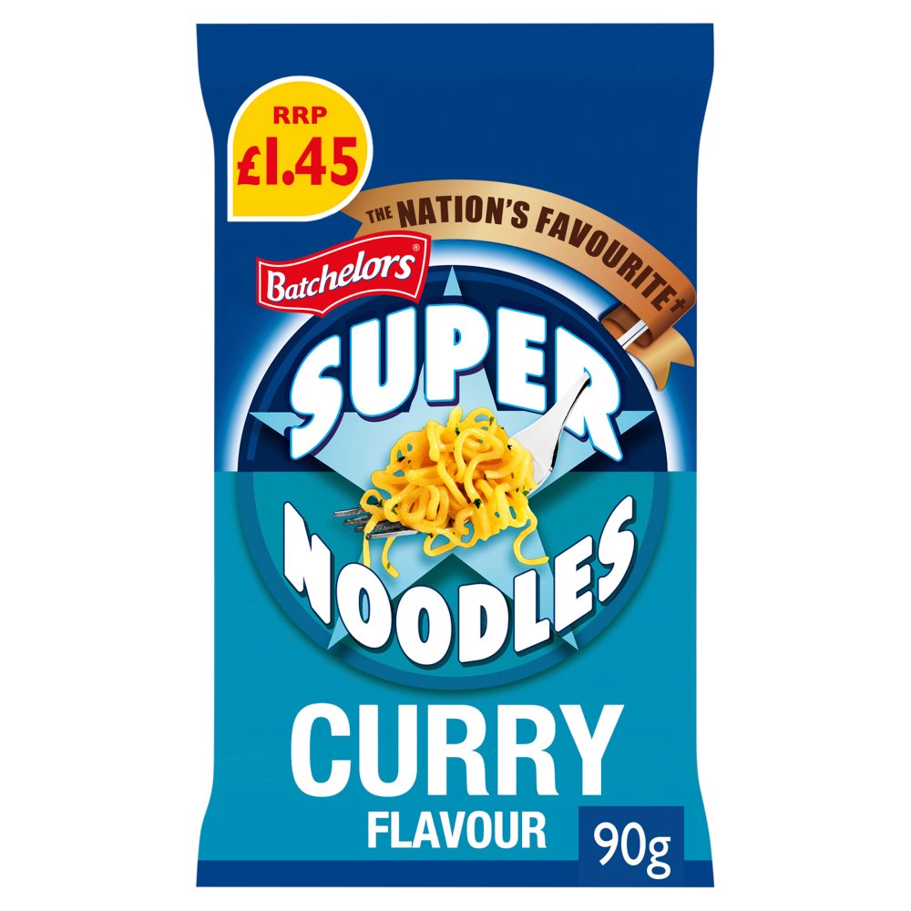 Batchelors Super Noodles Mild Curry Flavour 90g