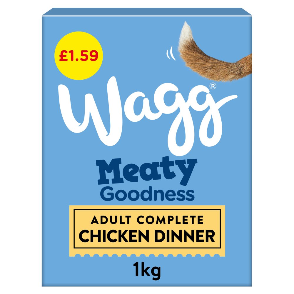Wagg Meaty Goodness Chicken Dinner Dry Dog Food 1kg