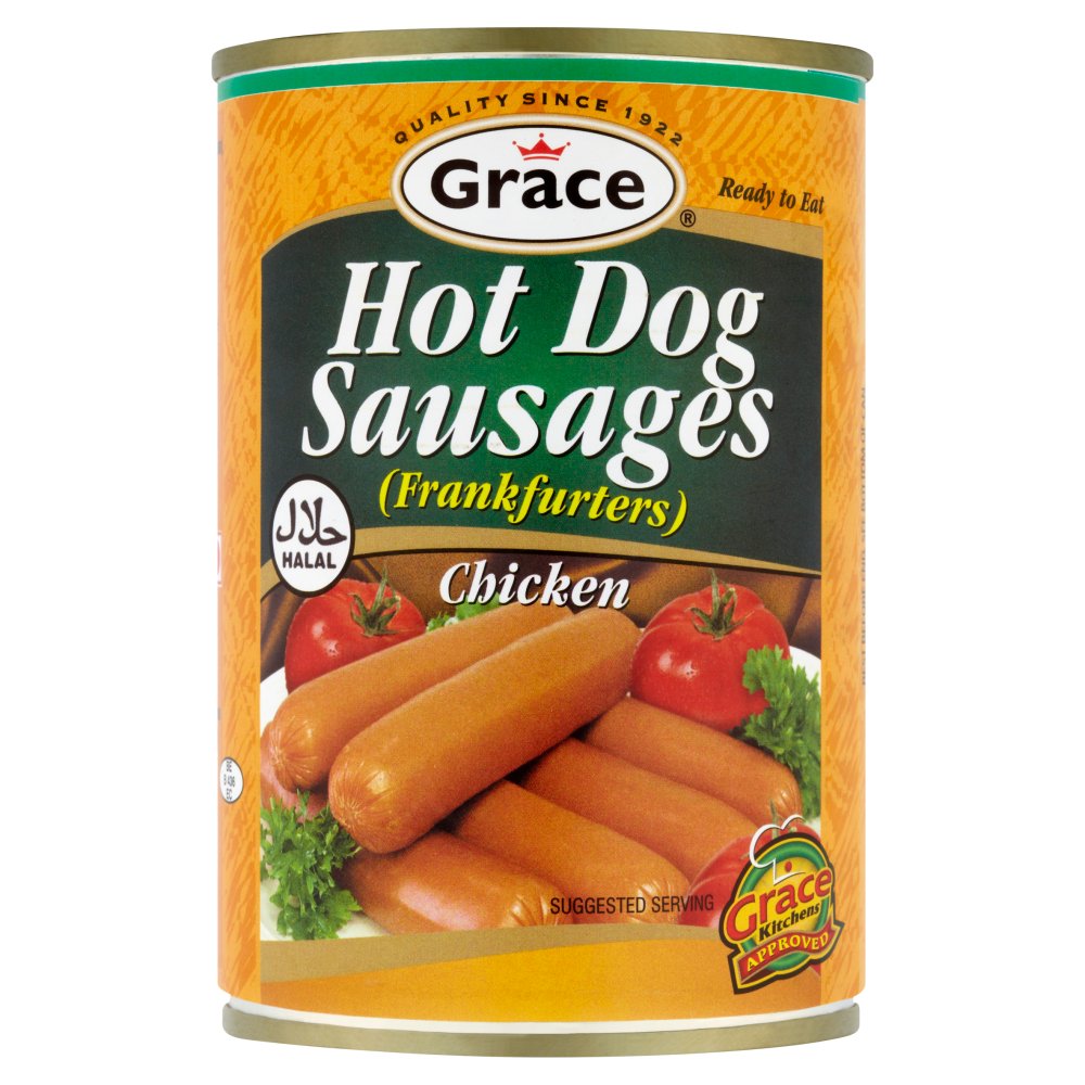 Grace Chicken Hot Dog Sausages 400g