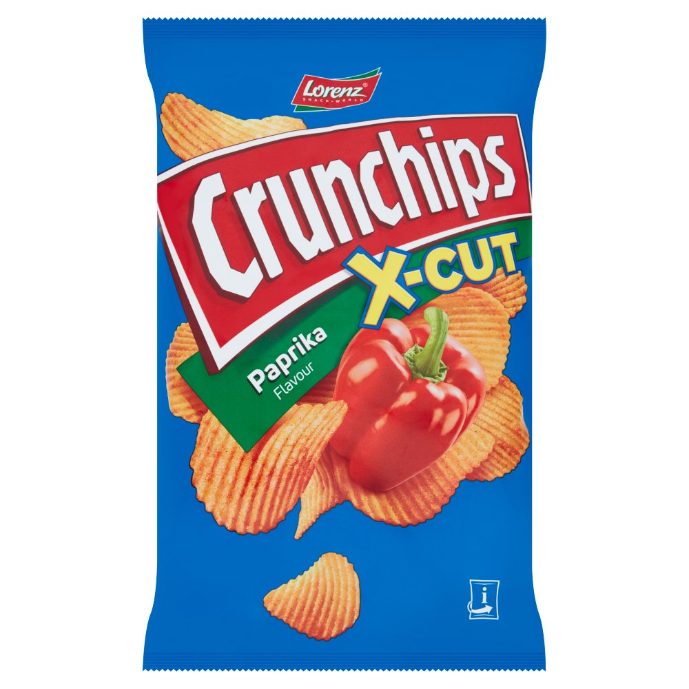 Lorenz Snack-World X-Cut Crunchips Paprika Flavour 85g