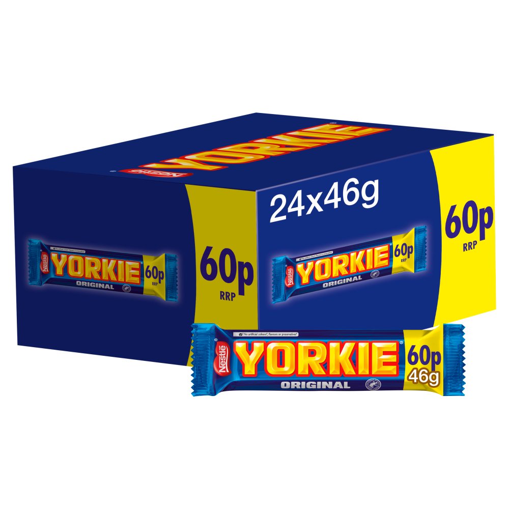 Yorkie Milk Chocolate Bar 46g PMP 60p