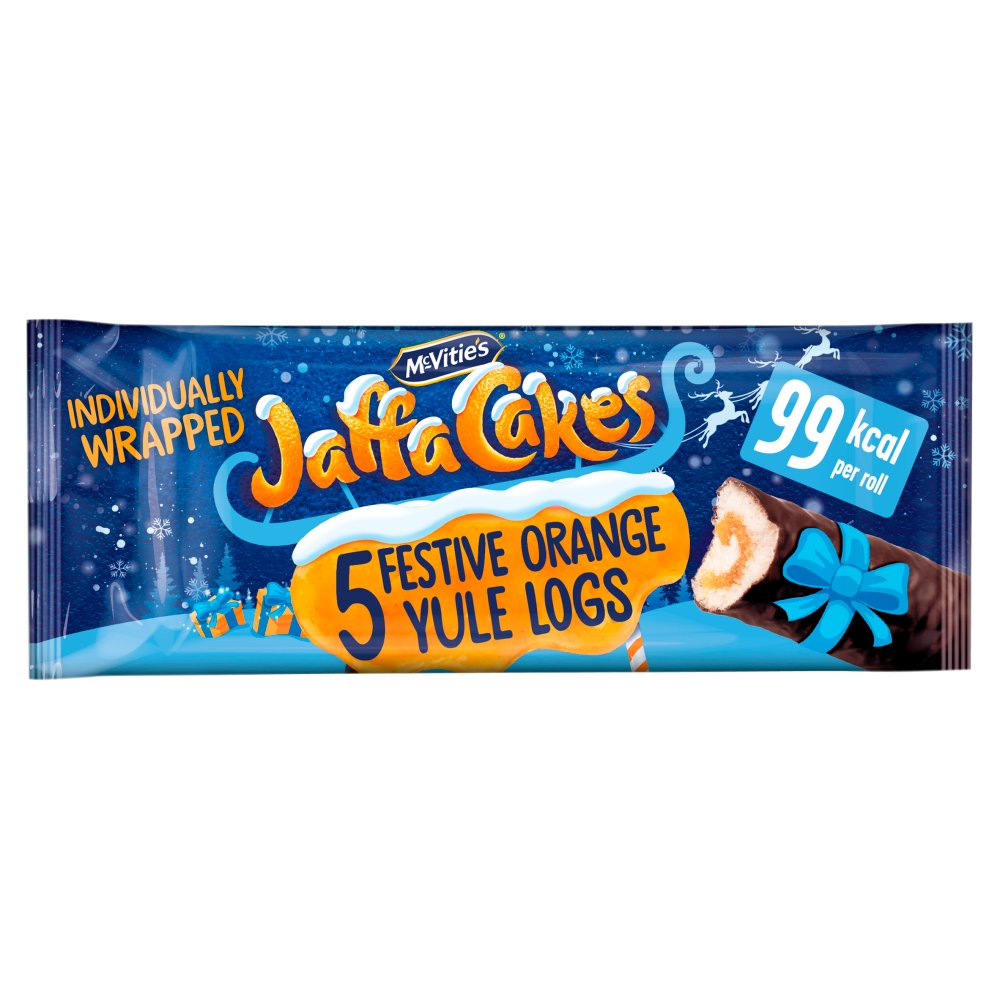 McVitie's Jaffa Cakes 5 Festive Orange Yule Logs