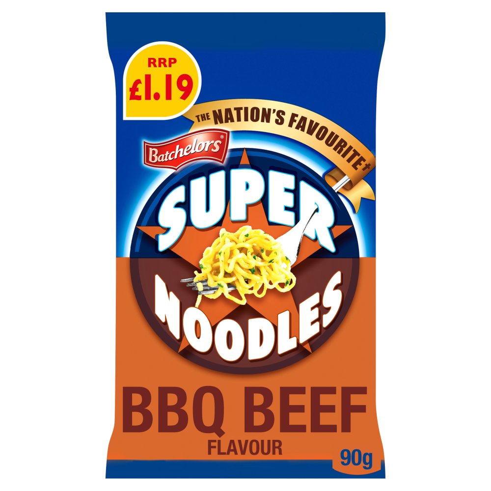 Batchelors Super Noodles BBQ Beef Flavour 90g