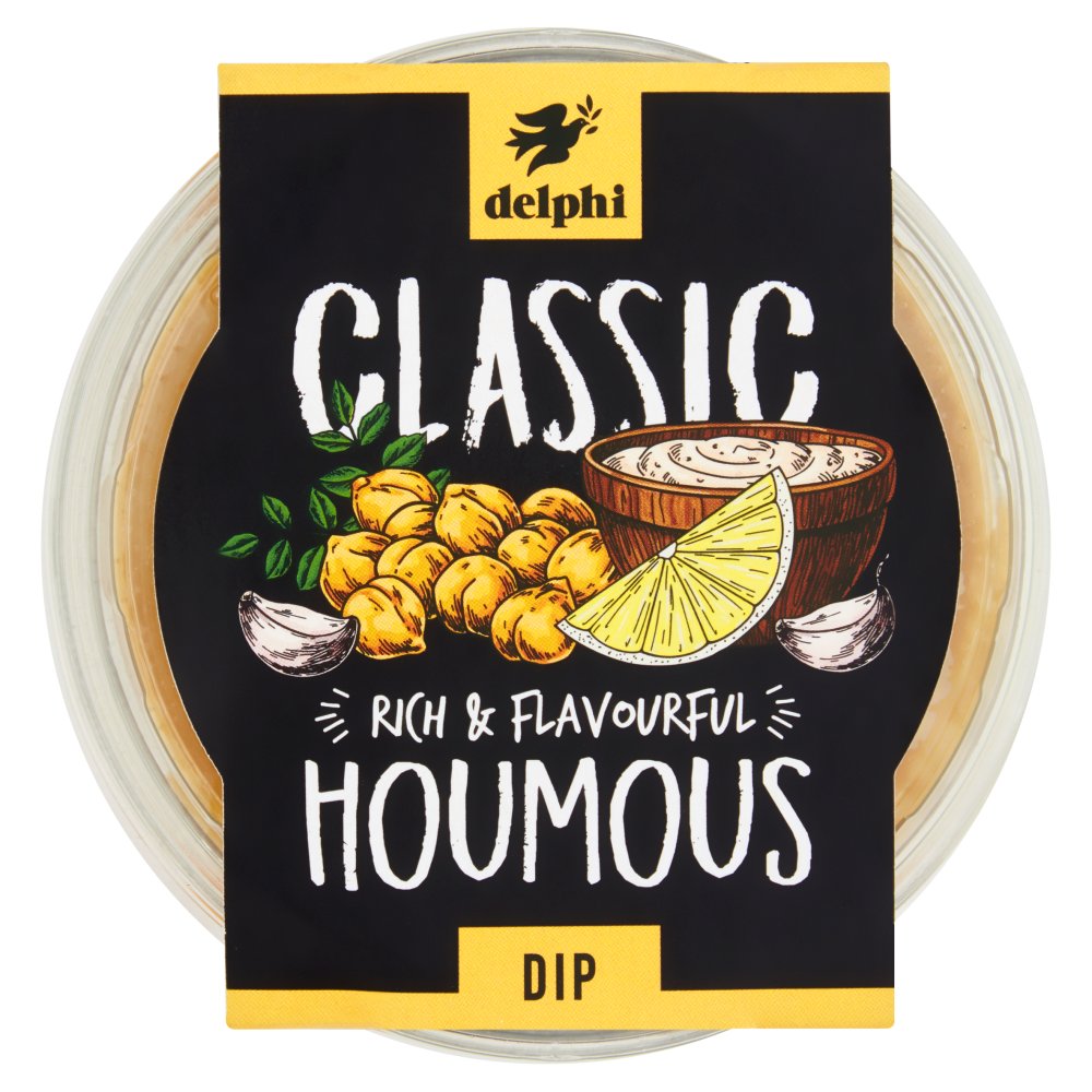 Delphi Classic Rich & Flavourful Houmous Dip 170g