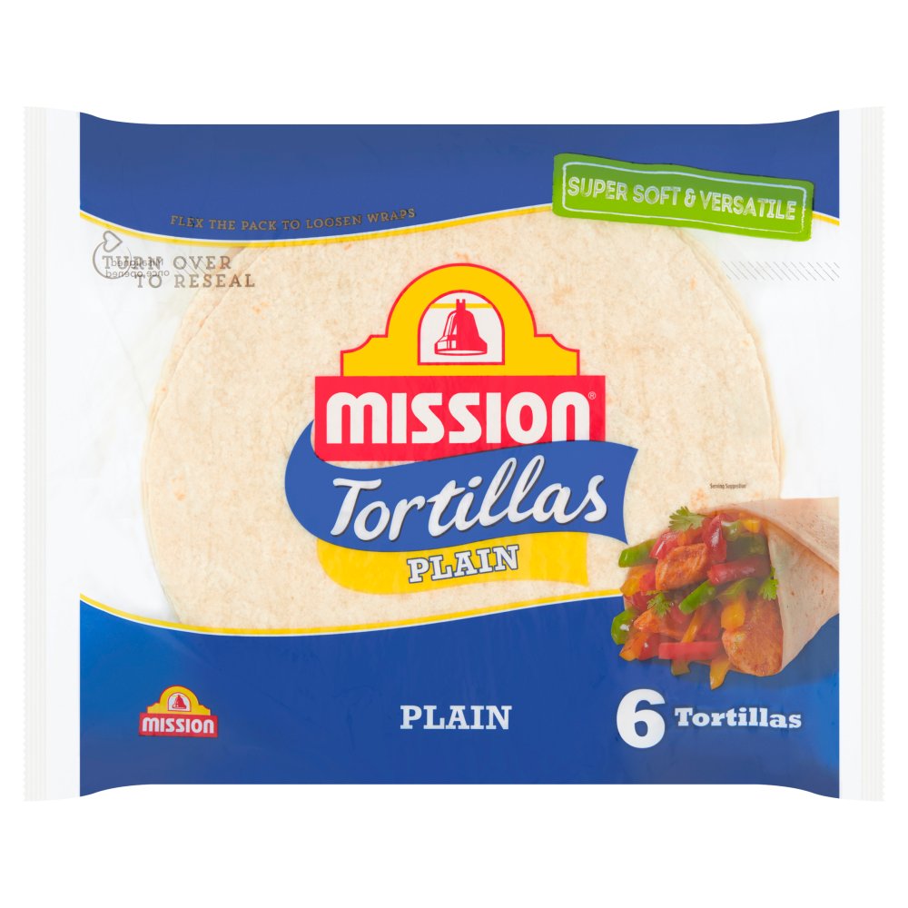 Mission 6 Tortillas Plain 368g