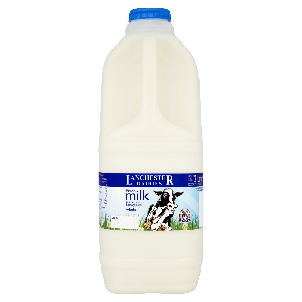Lanchester Dairies Fresh Milk Whole 2 Litres