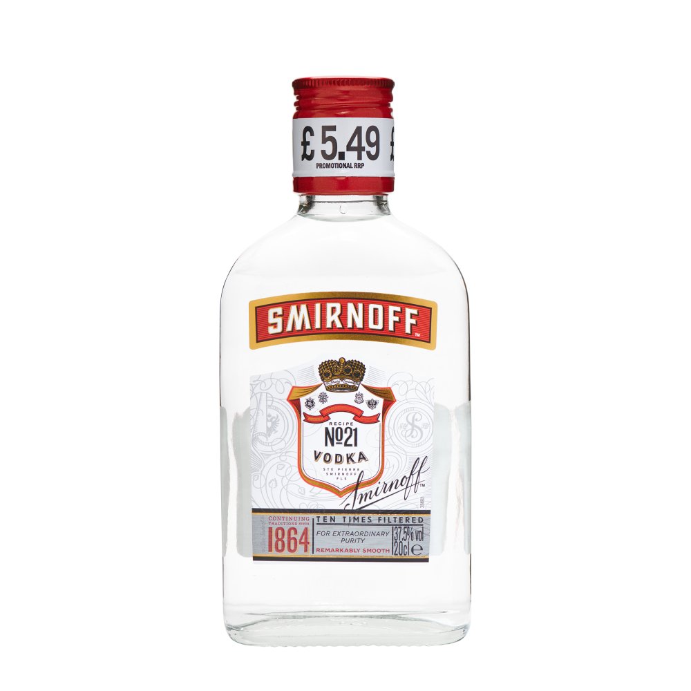 Smirnoff No. 21 Vodka 20cl PMP £5.49