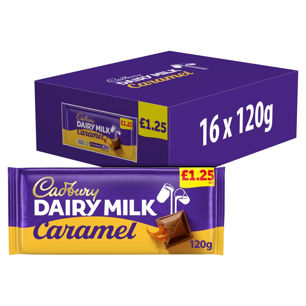Cadbury Dairy Milk Caramel Chocolate Bar £1.25 PMP 120g