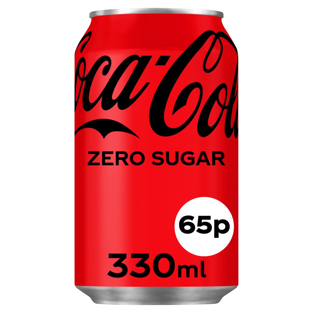 Coca-Cola Zero Sugar 330ml PM 65p