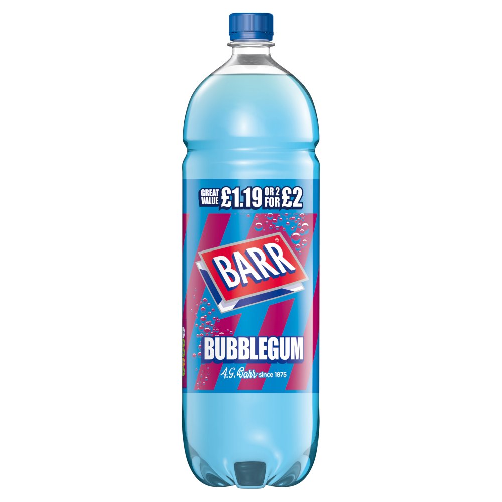 Barr Bubblegum 2L Bottle £1.19 or 2 for £2