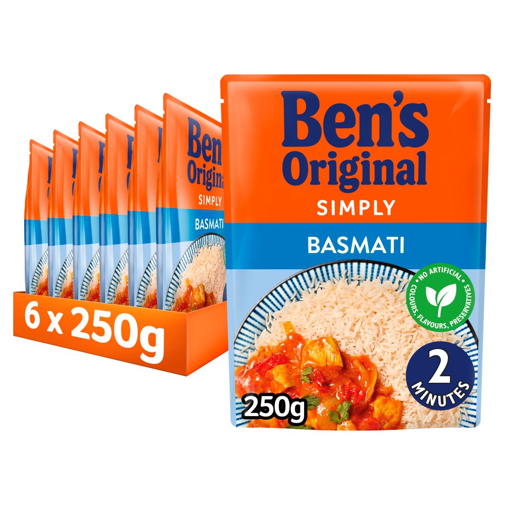 Bens Original Basmati Microwave Rice 250g