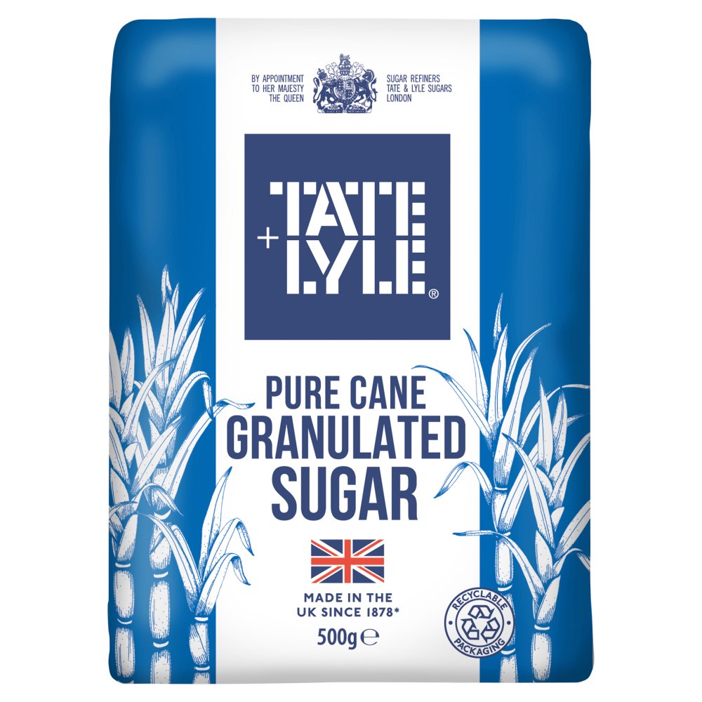 Tate & Lyle Pure Cane Granulated Sugar 500g