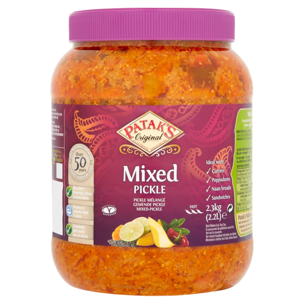 Patak&amp;#39;s Original Mixed Pickle 2.3kg | Bestway Wholesale
