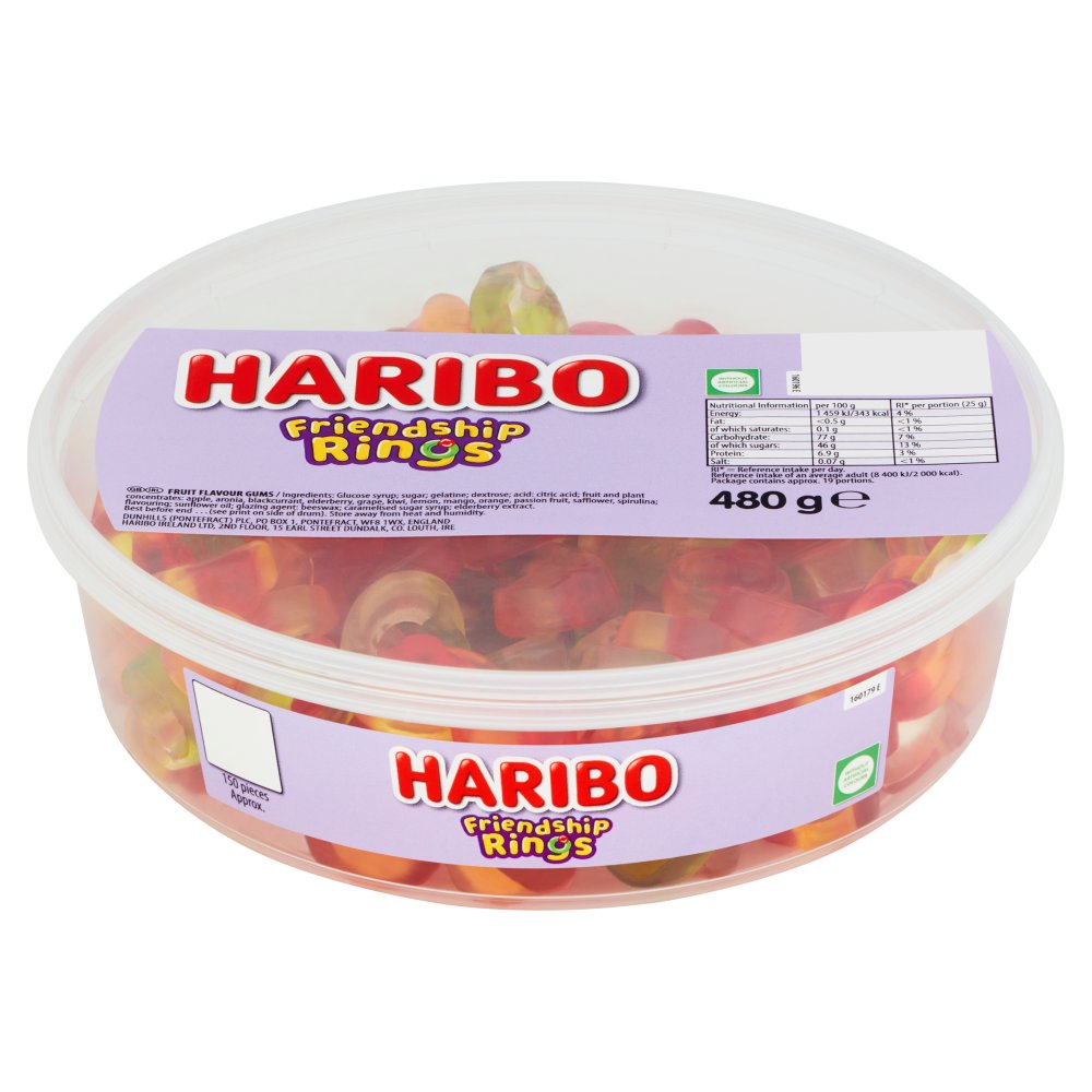 HARIBO Friendship Rings 480g | BB Foodservice