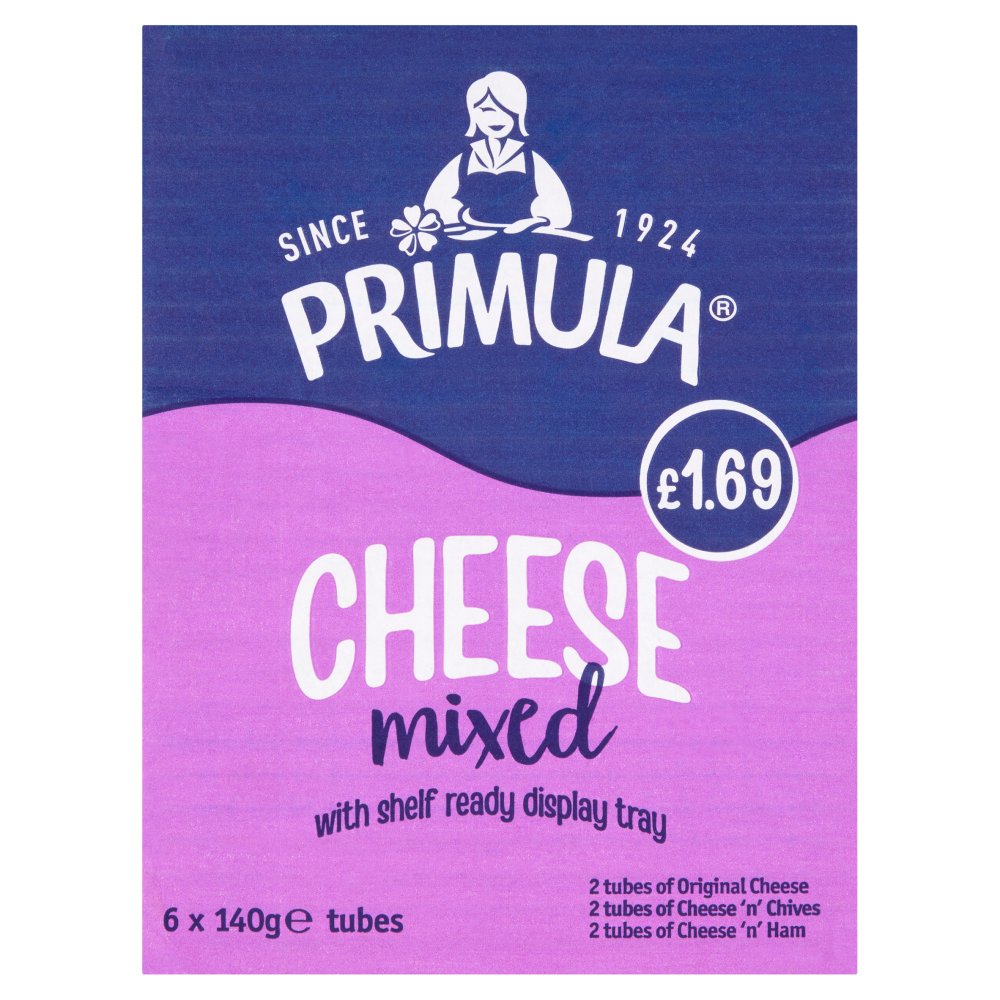 Primula Cheese Mixed 6 x 140g