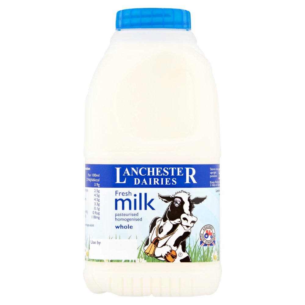 Lanchester Dairies Fresh Milk Whole 500ml