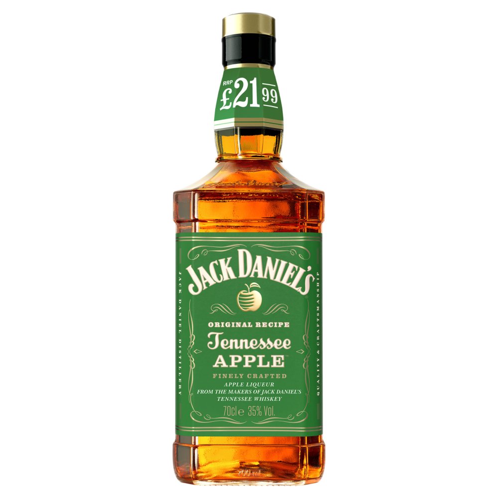 Jack Daniel's Tennessee Whiskey Blended with Apple Liqueur 70 cL £21.99 PMP