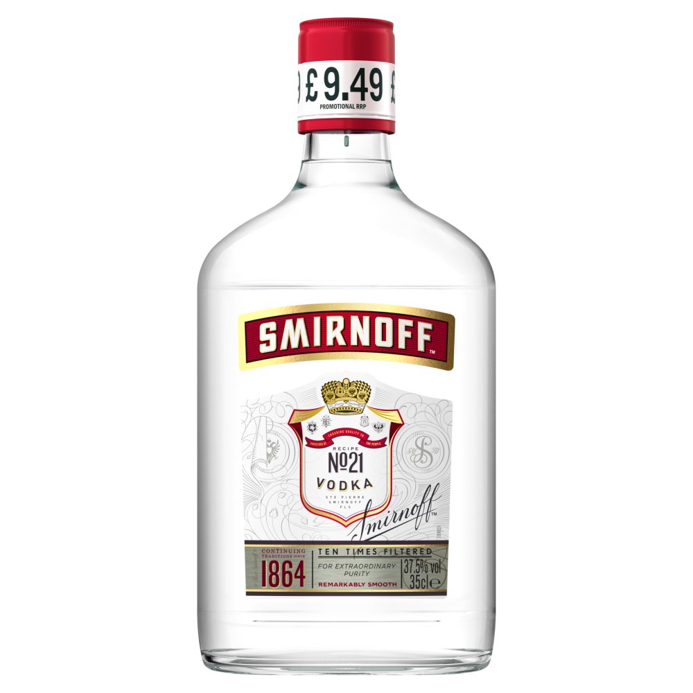 Smirnoff No.21 Vodka 35cl PMP £9.49